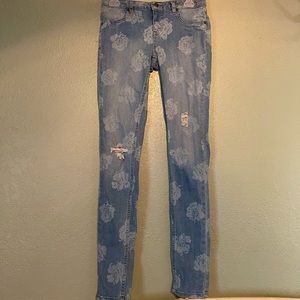 Women’s Floral Volcom Skinny Jeans